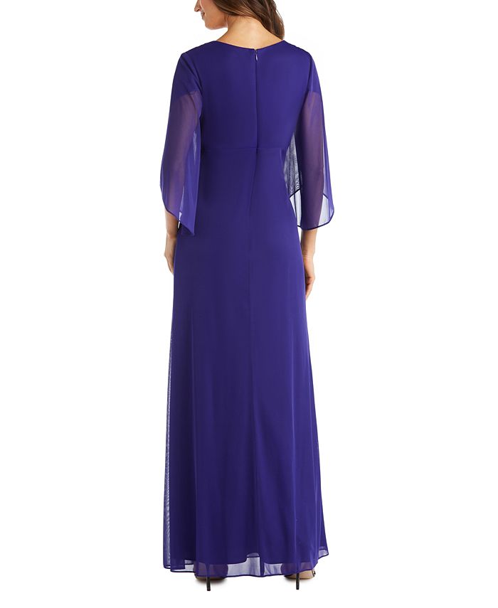 R&M Richards Abito Lungo Donna Spalle Scoperte Con Strass – Scollo A Cuore, Jersey - 5