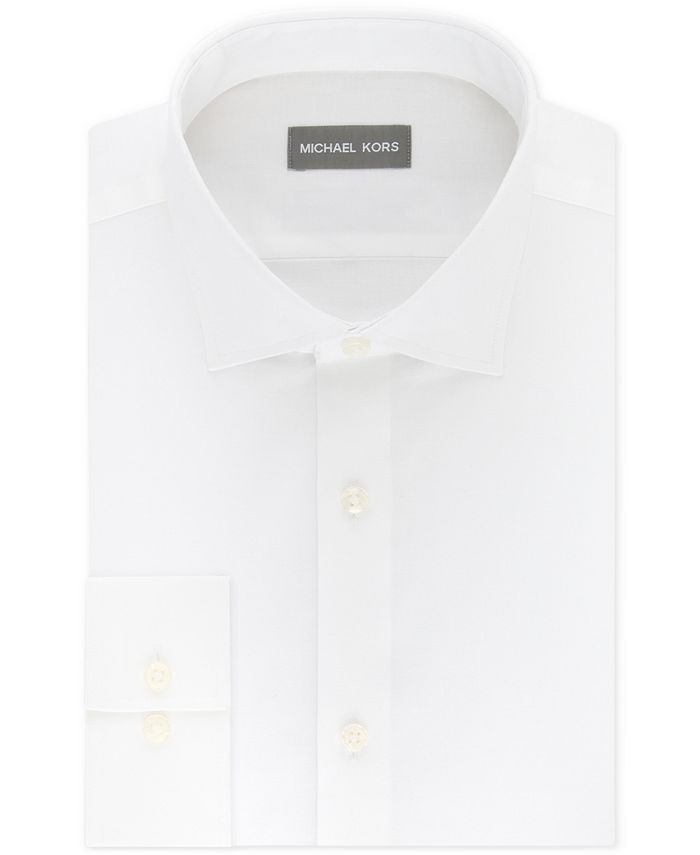 Michael Kors Men's Slim Fit Performance Stretch Dress Shirt, Online ...