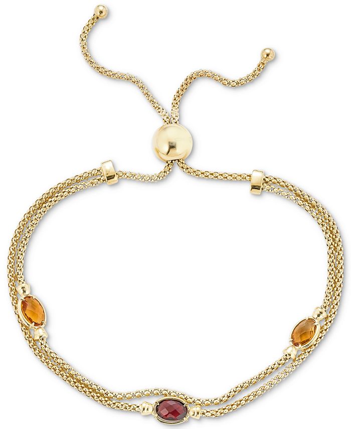 Macy s Citrine 3 4 ct. t.w. Rhodolite Garnet 1 2 ct. t.w