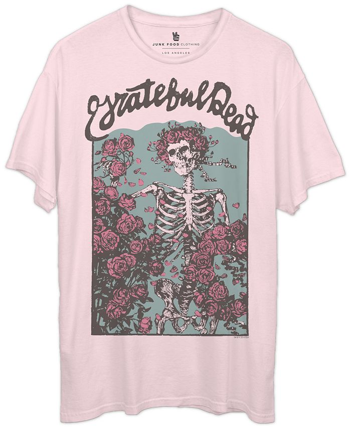 Junk Food Grateful Dead Skeleton T-Shirt - Macy's