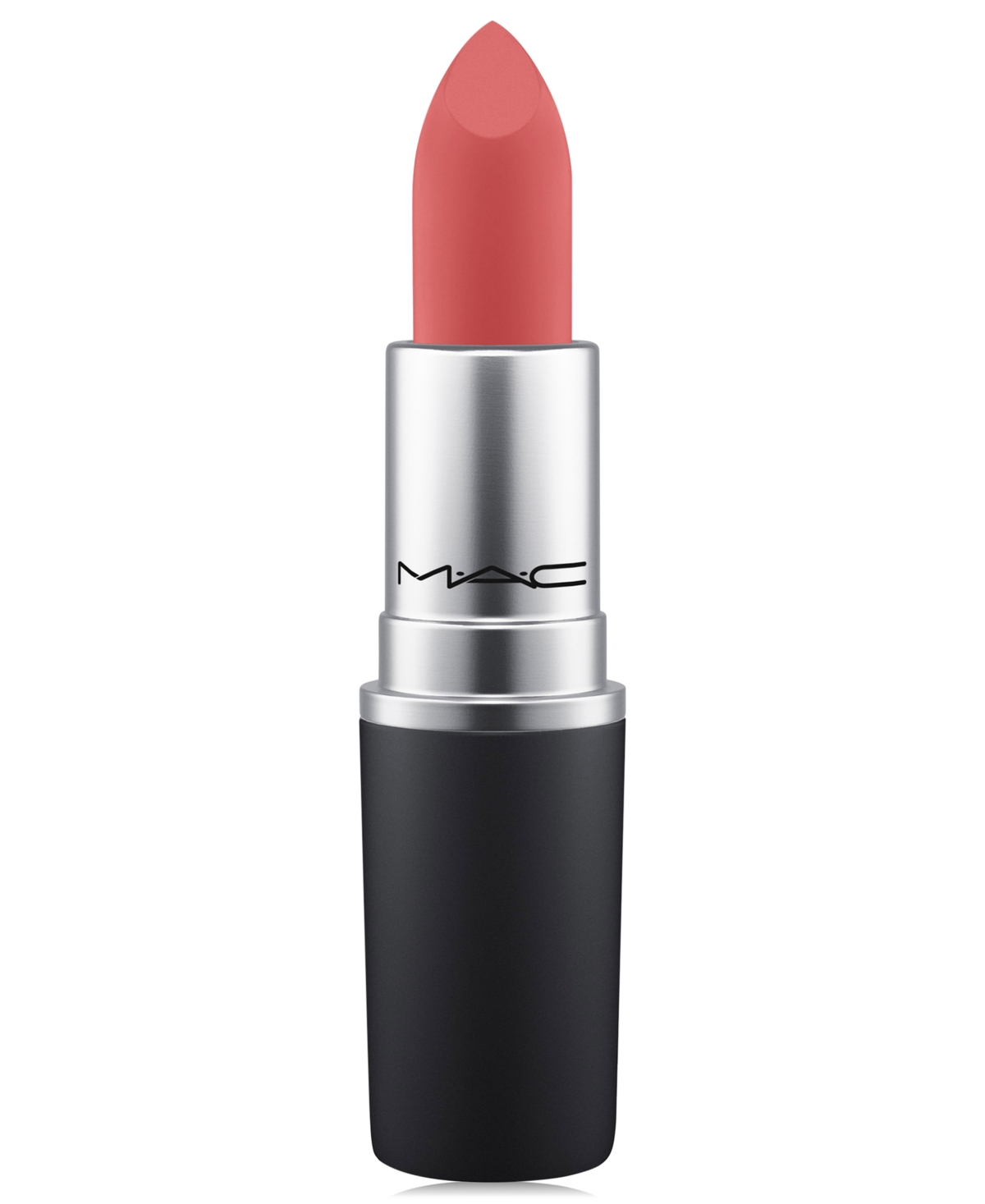 Mac Powder Kiss Lipstick In Sheer Outrage (grapefruit Pink)