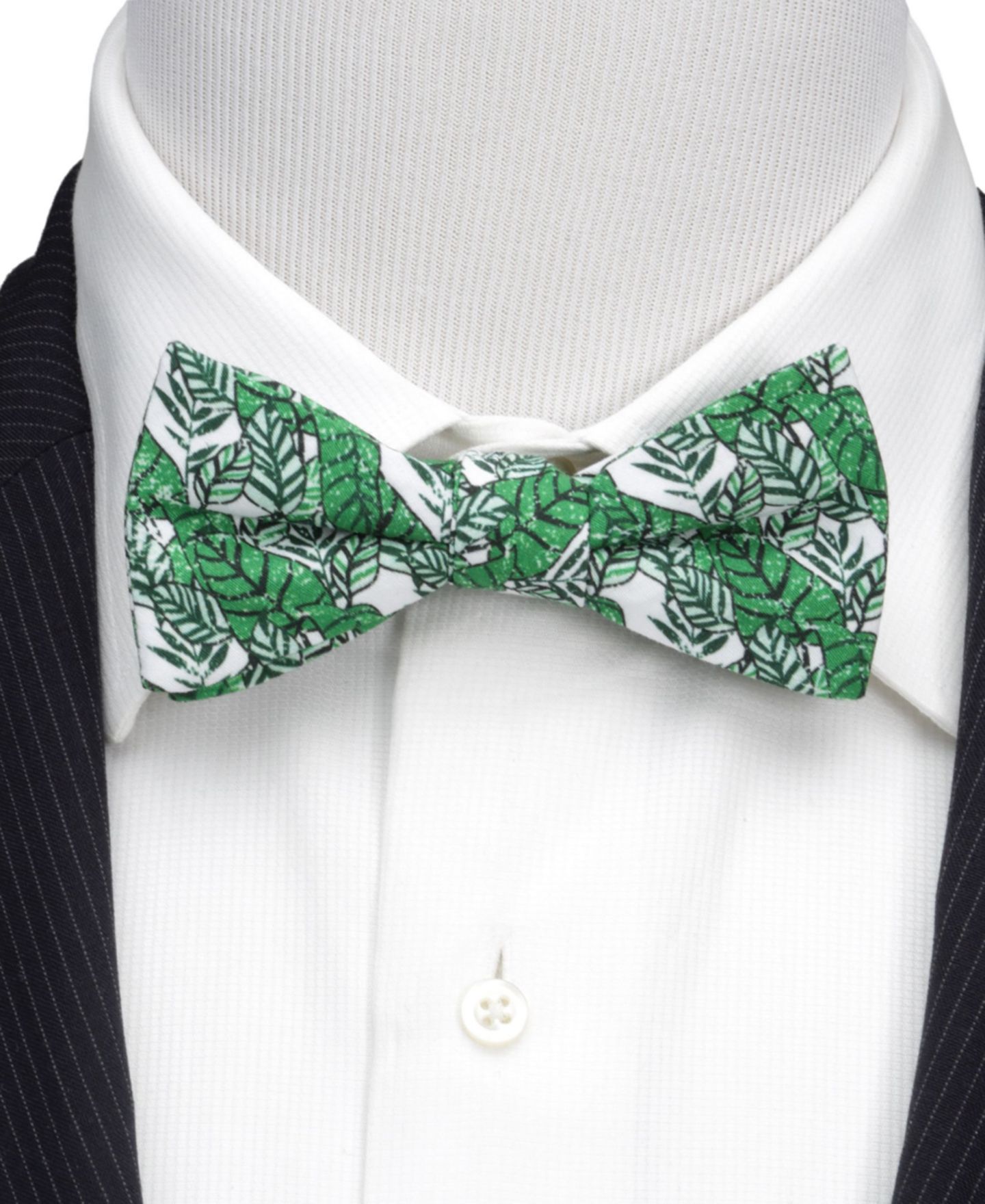 Мужские галстуки Cufflinks Inc. Palm Leaf Bow Tie, цвет: Зелёный — фото 4