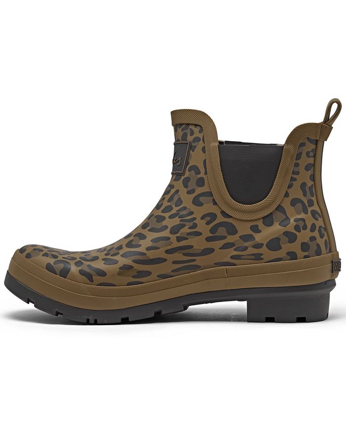 joules leopard print wellibobs
