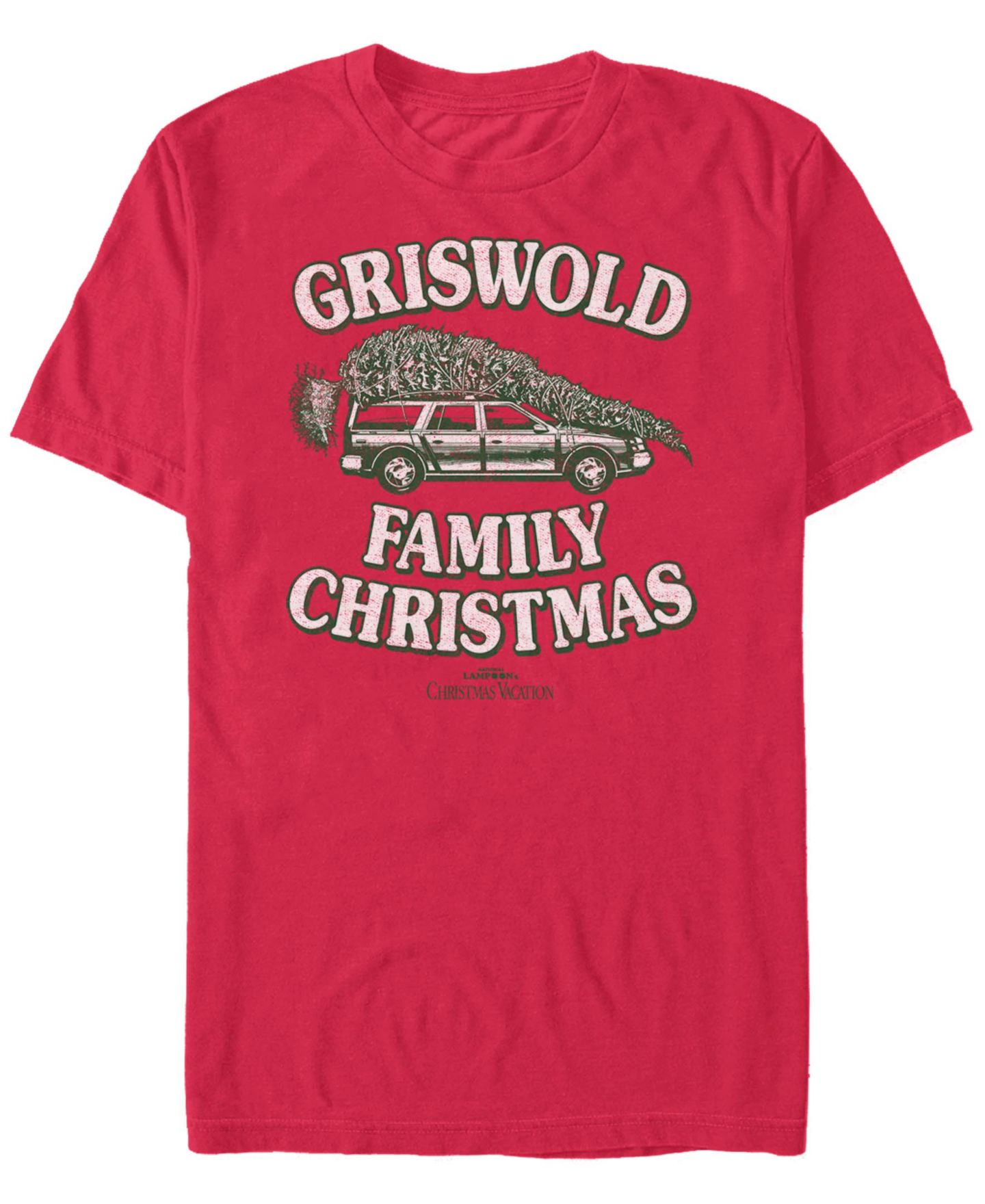 Мужская футболка Fifth Sun National Lampoon Christmas Vacation Tie One on Short Sleeve, цвет: Красный — фото 1
