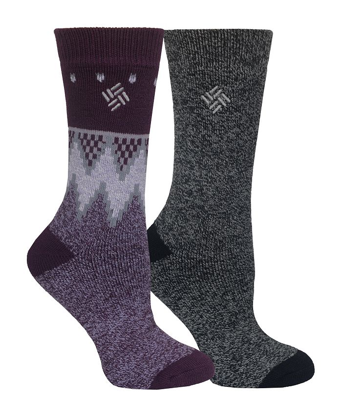 Columbia Women's Thermal 2pk Crew Socks Macy's