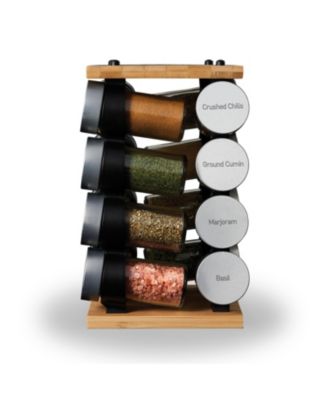 Blyth Classic Bamboo 16 Jar Carousel Spice Rack 