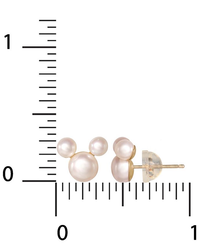 Mickey mouse on sale pearl earrings