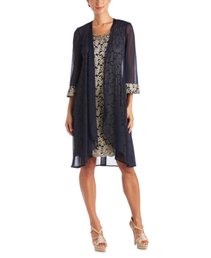 R & M Richards Lace Dress & Jacket