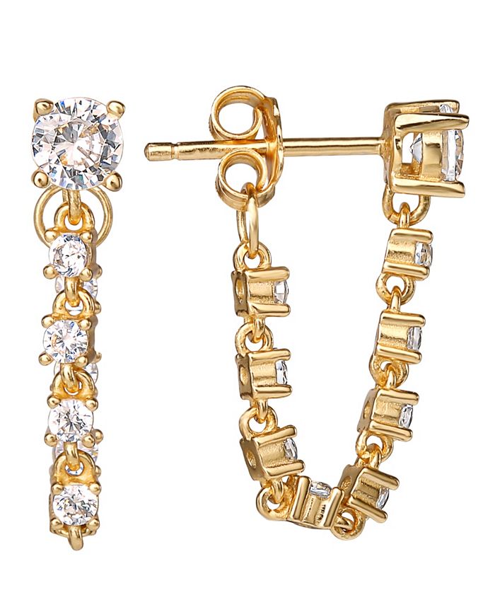 giani bernini earrings 18k gold over sterling silver