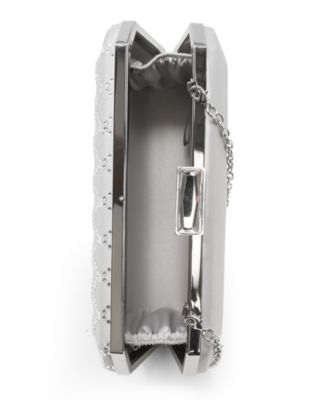 Sasha Satin Sparkle Clutch, Exclusively at Macy's