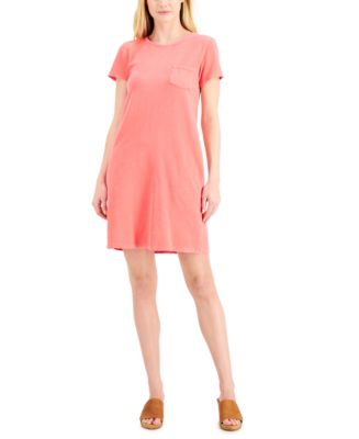 Style & Co One-Pocket T-Shirt Dress, Created for Macy's - Macy's