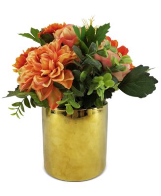 Martha Stewart Collection - Artificial Dahlia Centerpiece