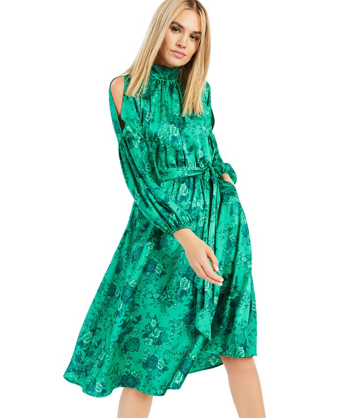 Inc cold clearance shoulder dress