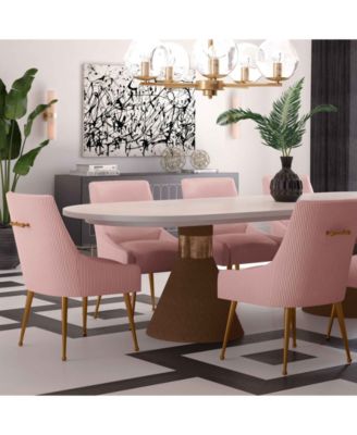 Beatrix Pleated Velvet Side Chair