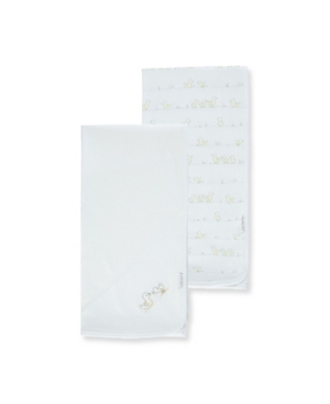 Baby Boy or Girl 100% Organic Cotton Duck 2 Pack Receiving Blanket