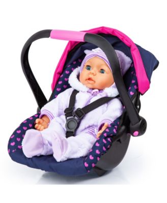 Baby Doll Deluxe Car Seat with Canopy
