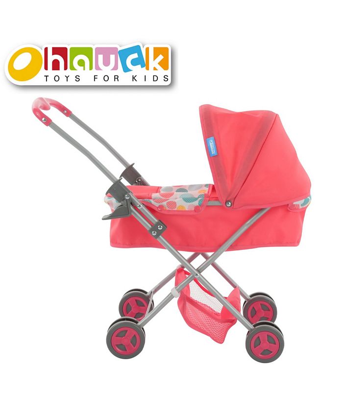 Redbox Hauck 17 Piece Folding Pram High Chair with Toy Baby Doll Set