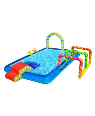 Banzai Obstacle Course Activity Pool with Sprinklers