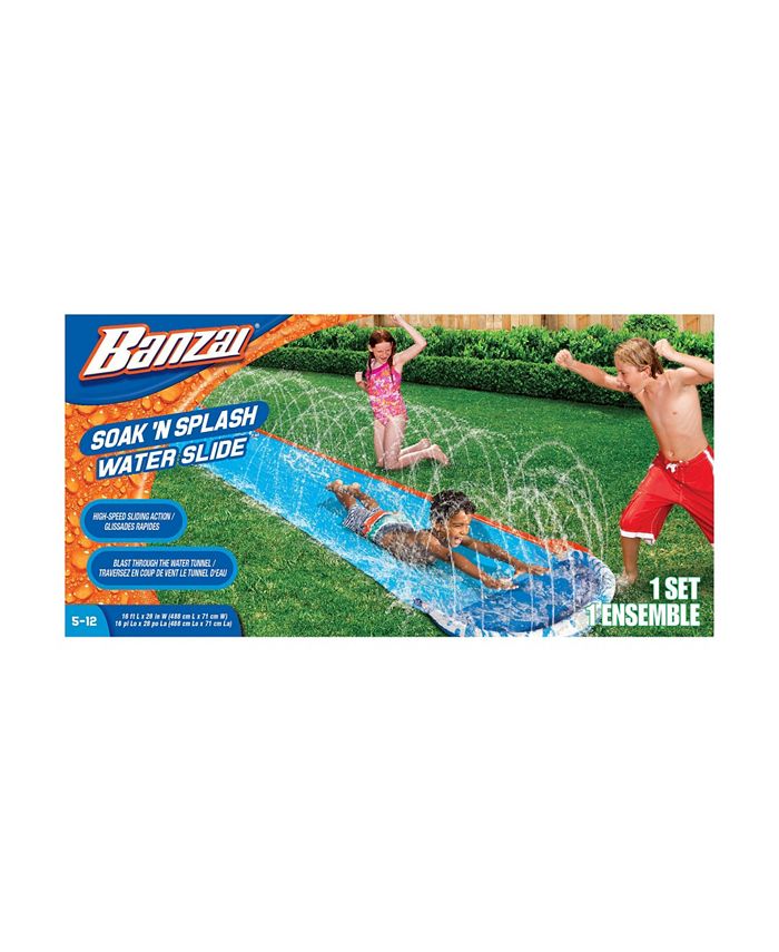 Banzai Soak N Splash Water Slide Macy's
