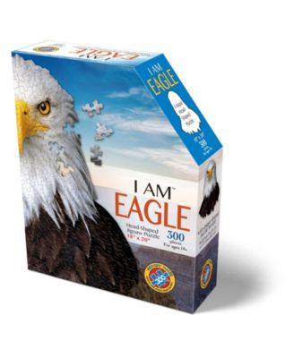 Madd Capp Games - I Am Eagle - 300 Pieces - Animal Shaped Jigsaw Puzzle