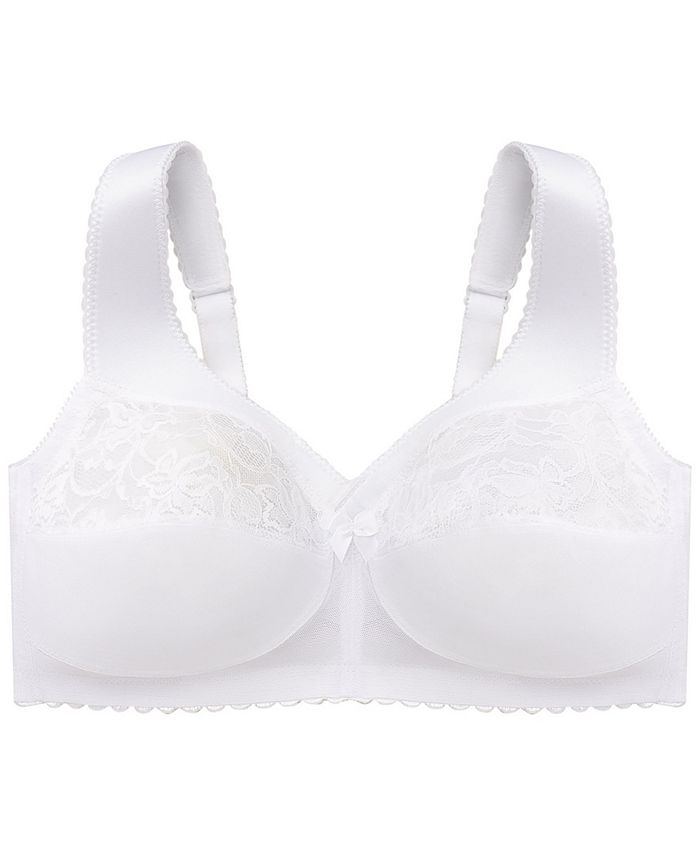 Reggiseno Minimizer Glamorise Full Figure Senza Ferretto – Magiclift, Nero, Taglie Forti (40% Poliammide, 35% Poliestere)