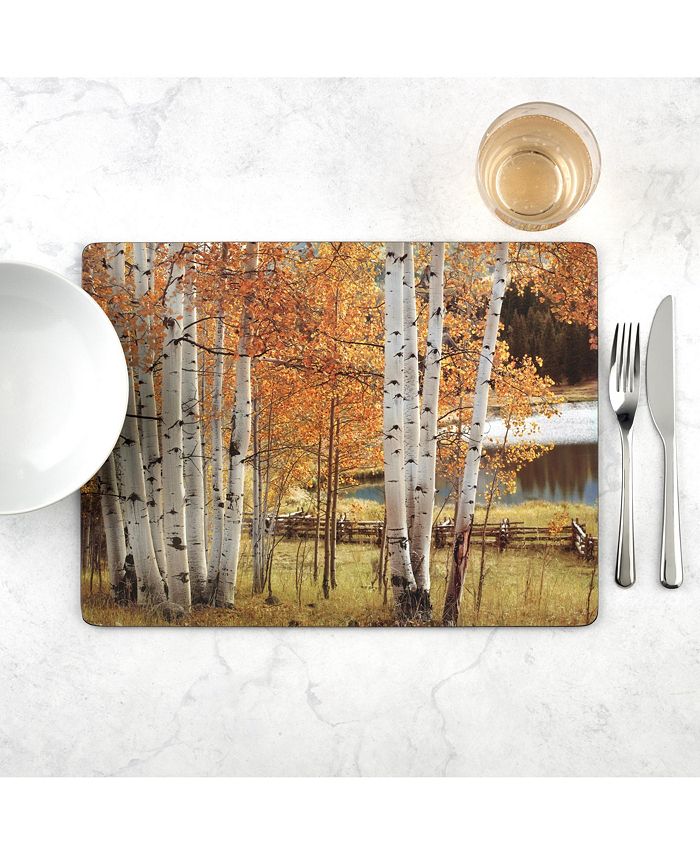 Pimpernel Birch Beauty Placemats, Set of 4 Macy's