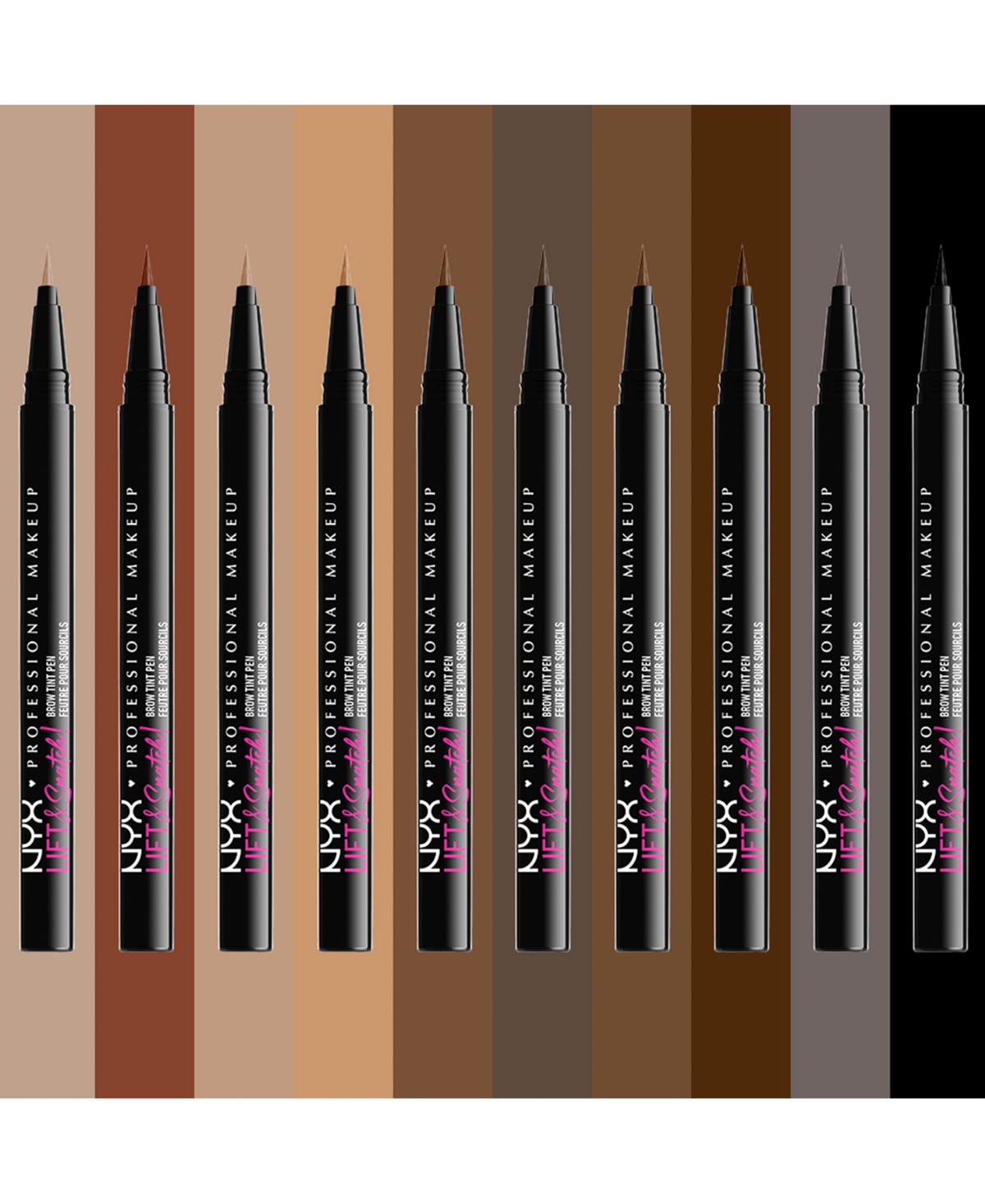 Nyx Professional Makeup Lift & Snatch Brow Tint Pen Waterproof Eyebrow Pen In 3 Taupe