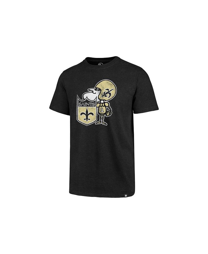 47 Brand Men's New Orleans Saints Retro Logo Scrum T-Shirt - Macy's