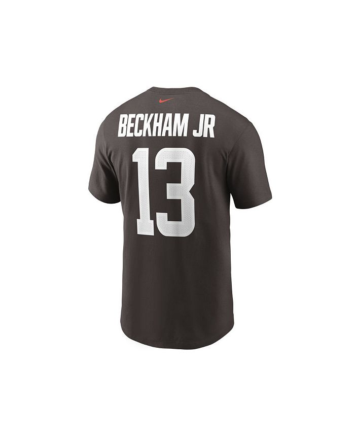 NFL Cleveland Browns Odell Beckham Jr Player Name & Number T-shirt –