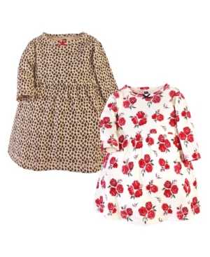 Hudson Baby Girl Cotton Dresses Pack of 2