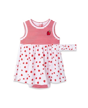 Little Me Baby Girls Strawberry Bodysuit Dress Set 2 Piece