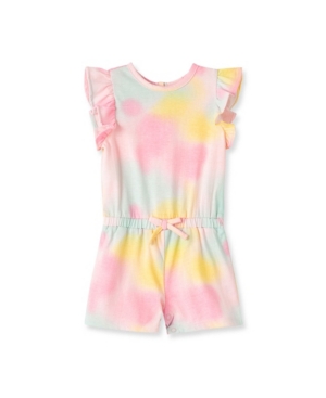 Little Me Baby Girls Tie Dye Knit Romper