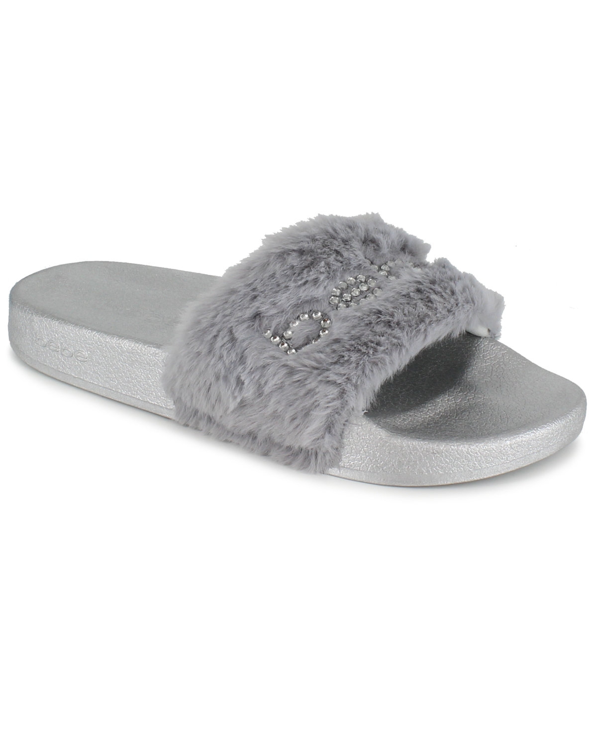 bebe Women s Furiosa Fluffy Slide Sandals Women s Shoes Smart Closet