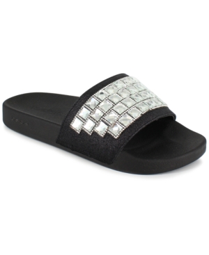 bebe Women's Flashie Studs Slide Sandals Women's Shoes