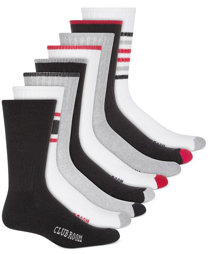 Club Room Men's Crew Socks 8Pack, Created for Macy's Macy's
