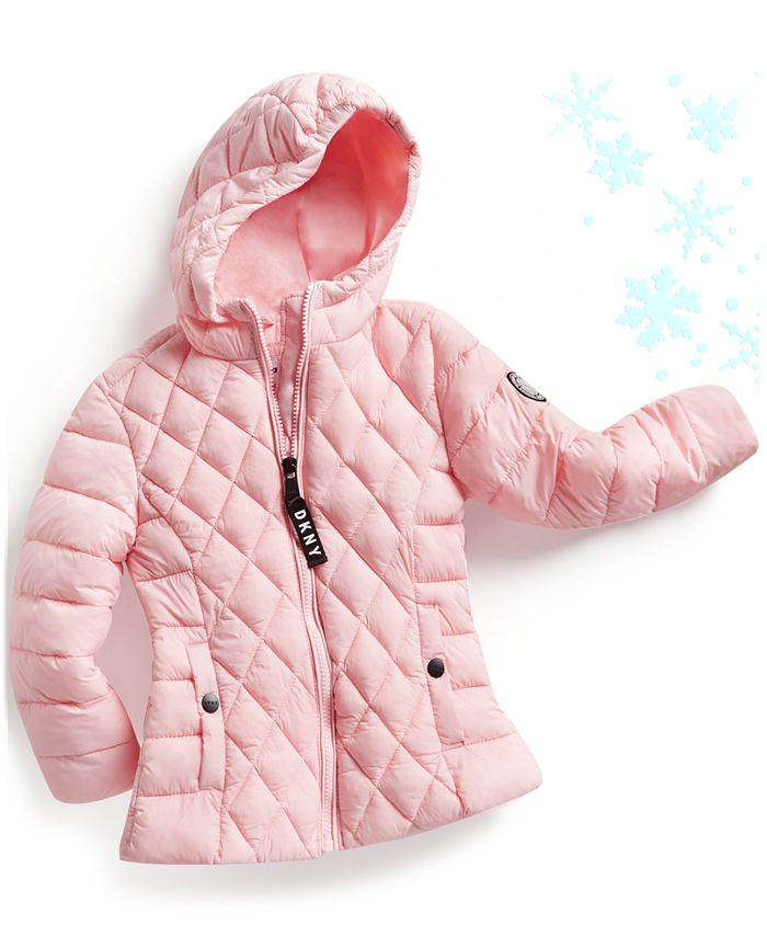 DKNY Toddler Girls Quilted Jacket Macy's