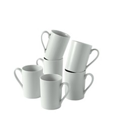 Simply White Mugs, Set of 6