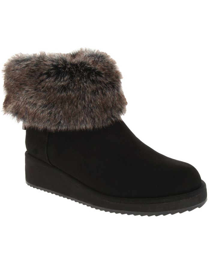 Sugar top wedge booties