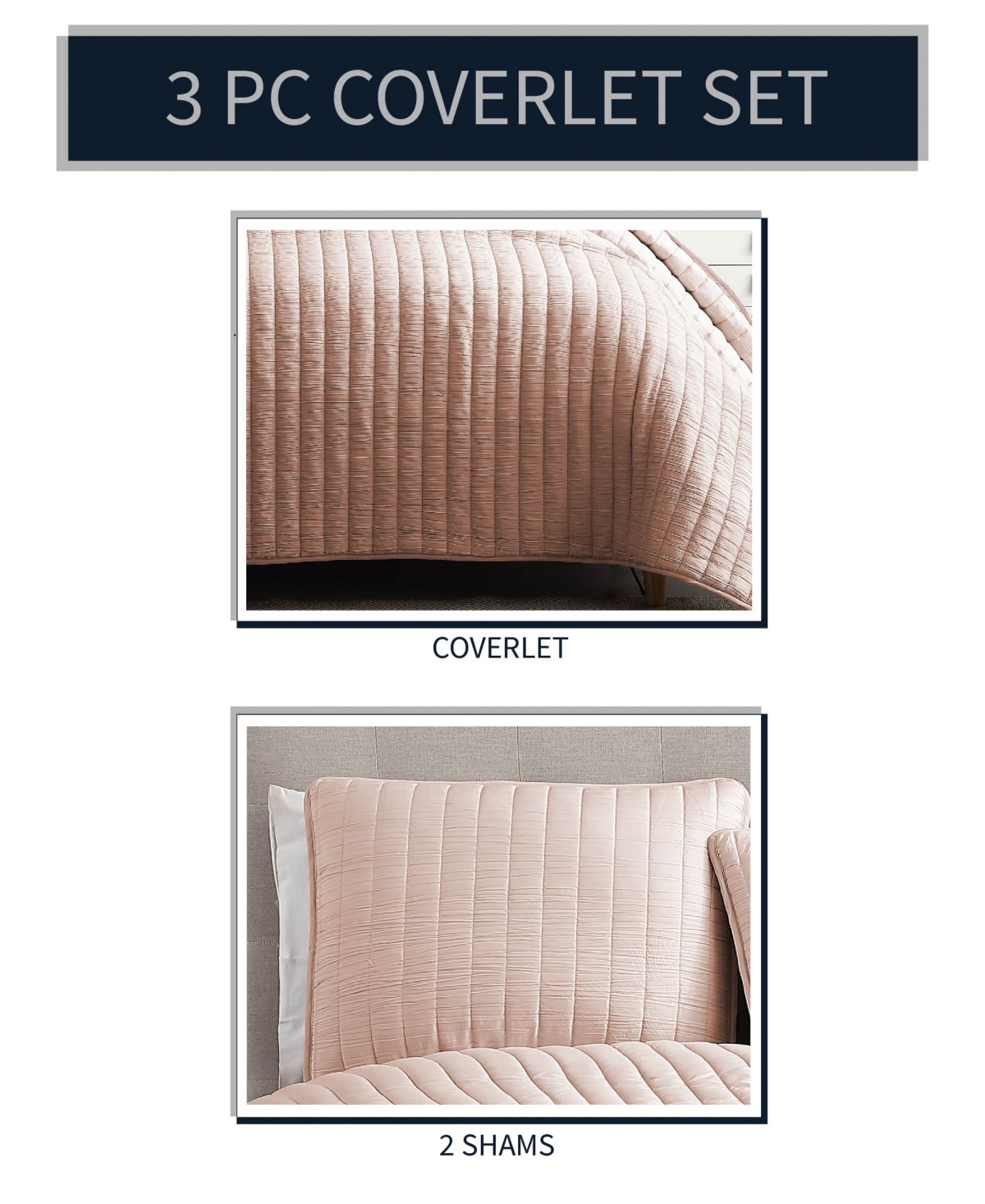 Riverbrook Home Moonstone 3-Pc. Coverlet Set