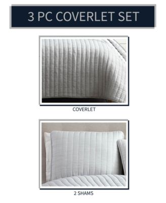 Moonstone 3-Pc. Coverlet Set, King