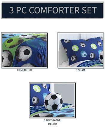 Riverbrook Home - Soccer League 4-Pc. Comforter Sets