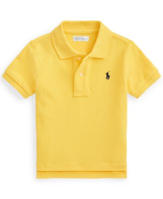 baby yellow polo shirt