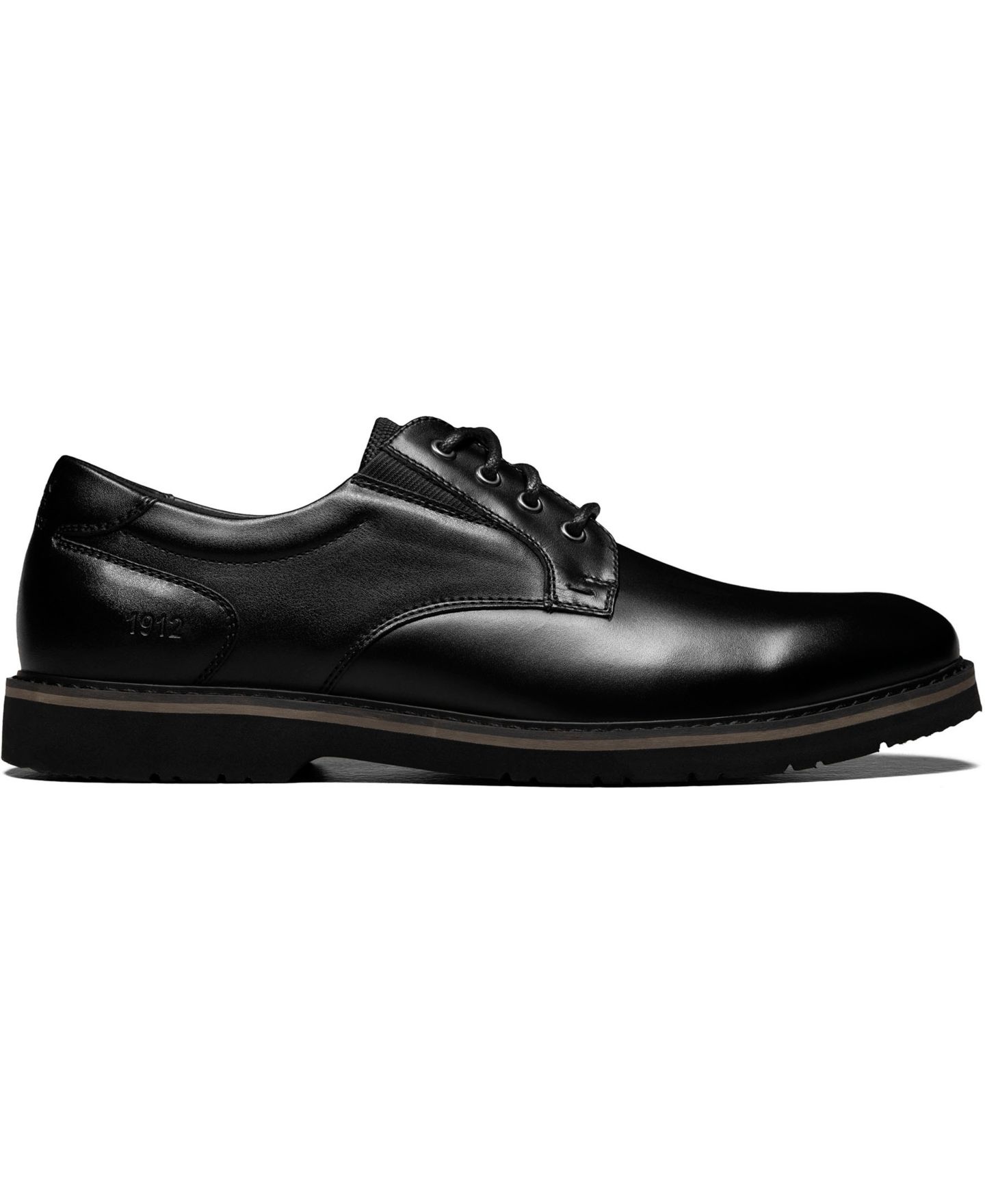 Мужские туфли Nunn Bush Denali Waterproof Leather Plain Toe Oxford, цвет: Чёрный — фото 2