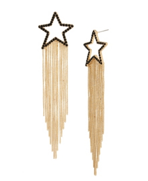 image of Jessica Simpson Celestial Star Fringe Earrings
