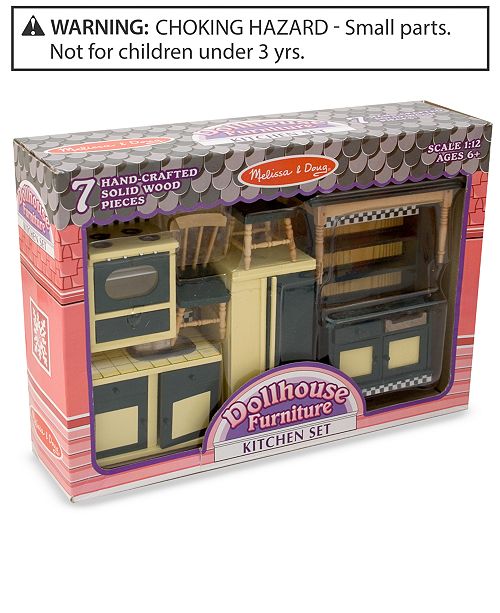 Melissa And Doug Kids Toy Dollhouse Furniture Kitchen Set