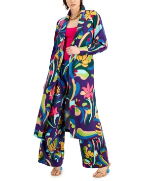 Inc Printed Duster Jacket Created for Macy's