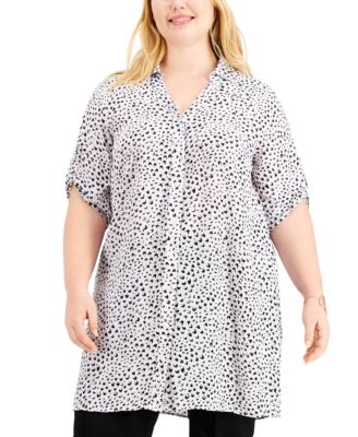 macys alfani tops plus size