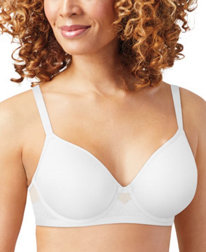 Bali Plus Size Bra: One Smooth U Ultra Light Lace with Lift Spacer