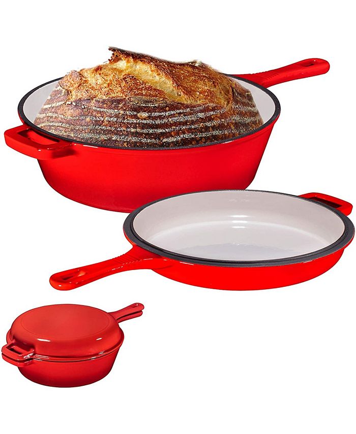 Bruntmor Enameled 2In1 Cast Iron MultiCooker Macy's
