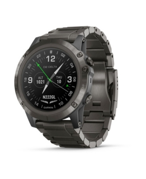 image of Garmin D2 Delta Premium Gps Aviator Watch in Titanium